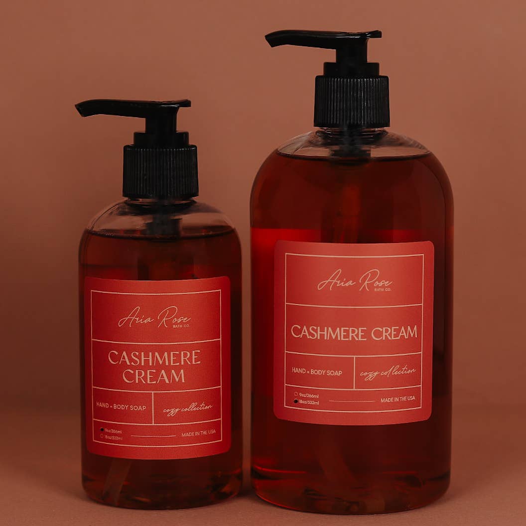 Cashmere Cream Hand + Body Liquid Soap - Cozy Collection