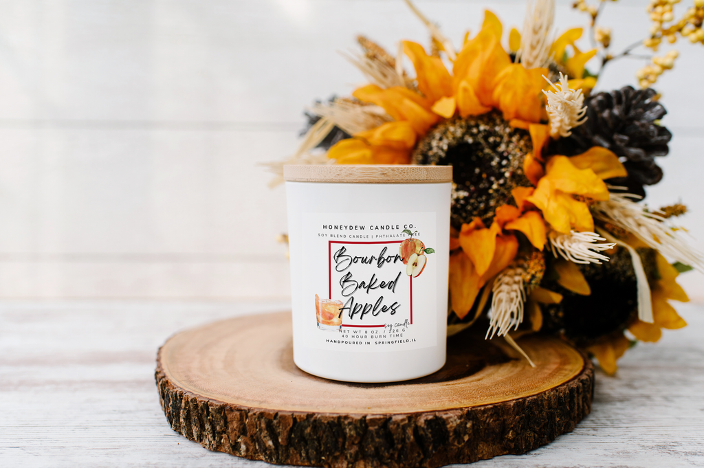Bourbon Baked Apple 8 oz Candle
