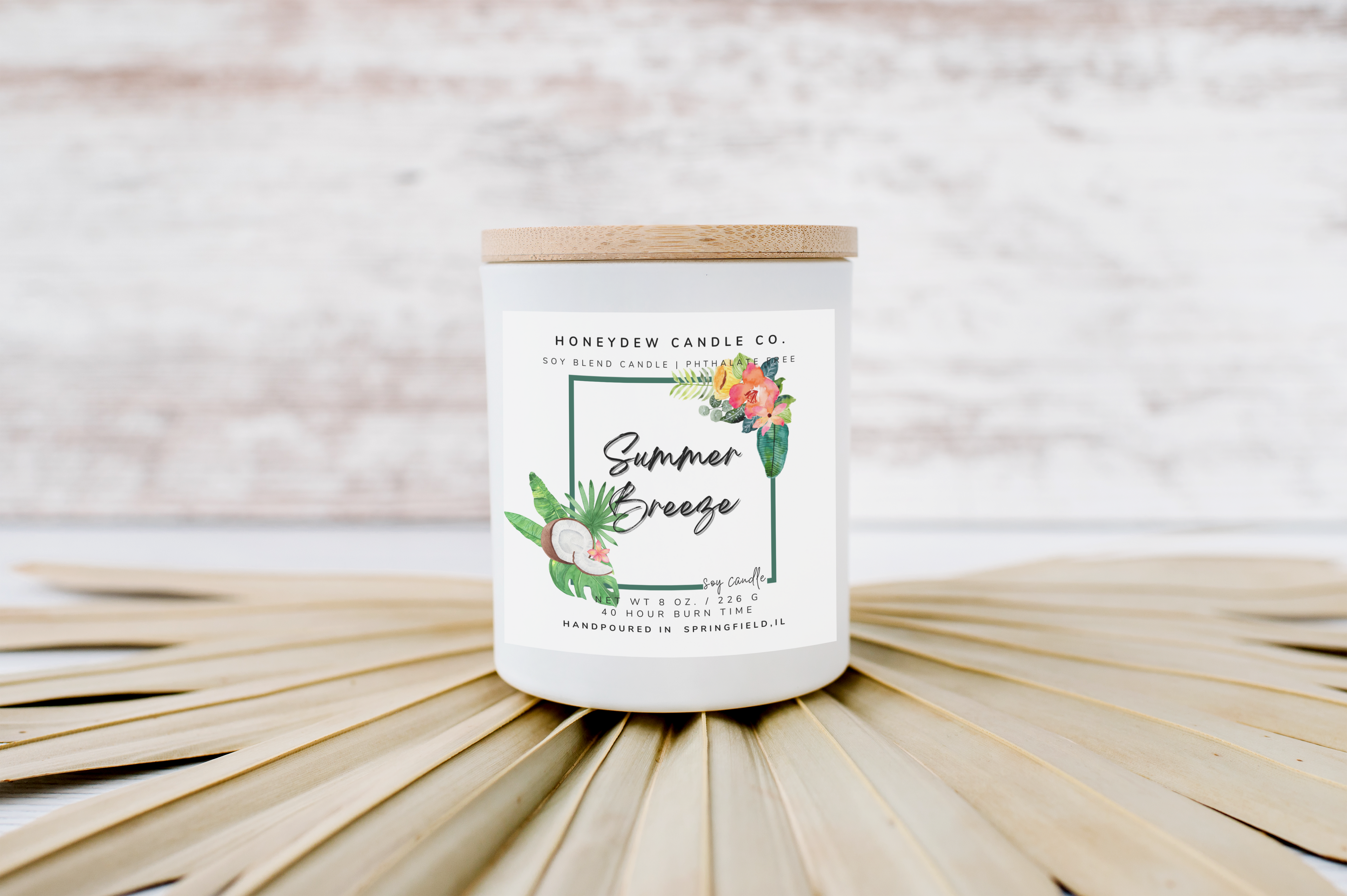 Summer Breeze 8 oz Candle