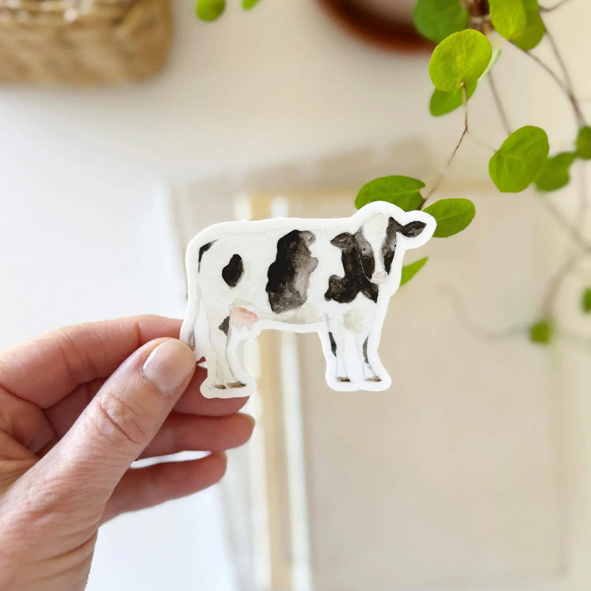 Cow sticker