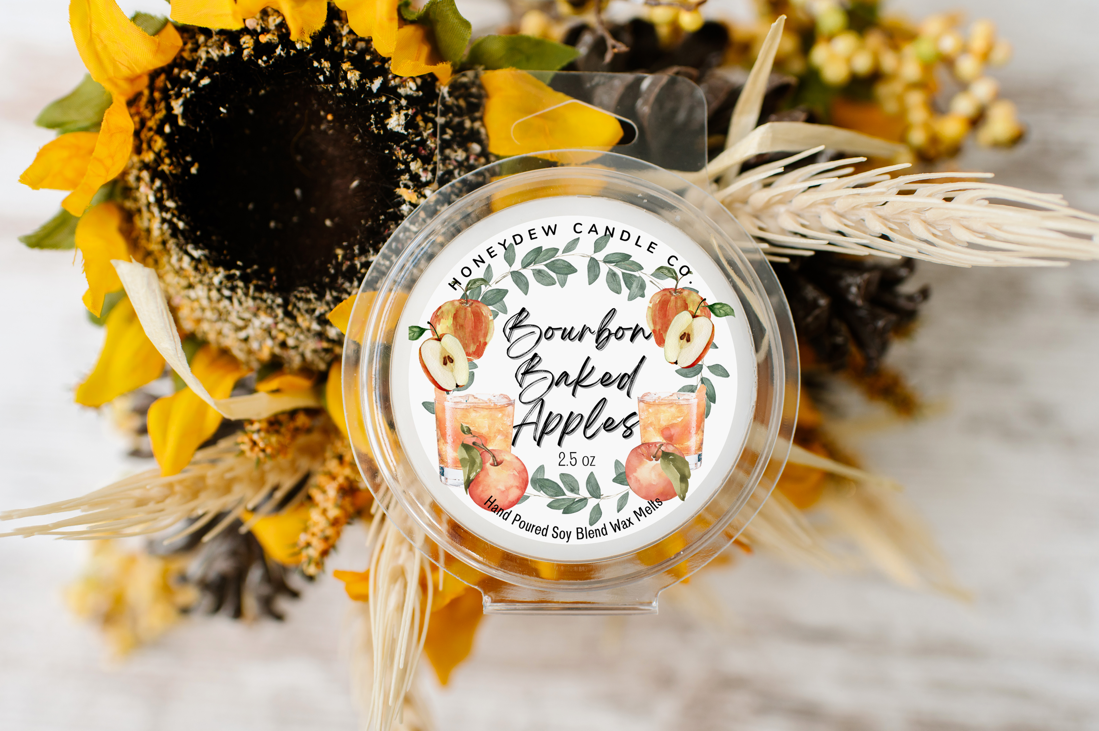 Bourbon Baked Apples Wax Melt 2.5oz