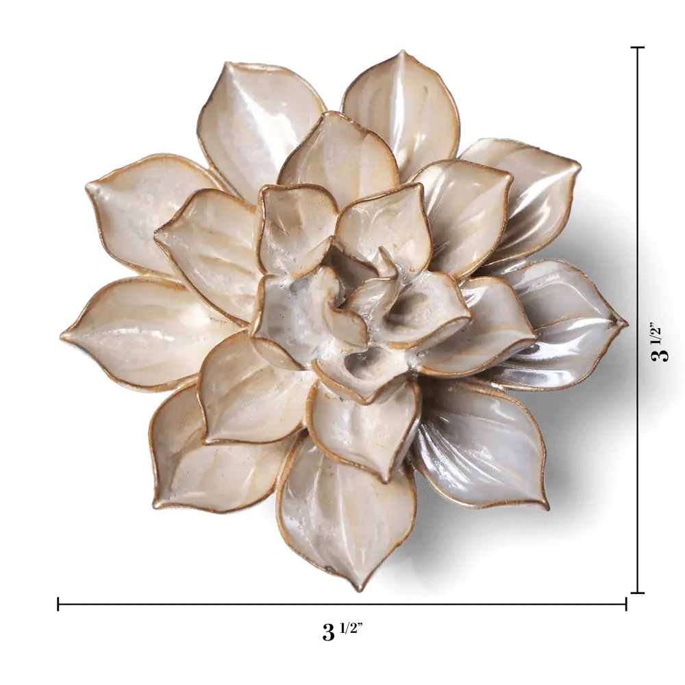 Metallic Frikartii Aster Flower Eclectic Home Decor