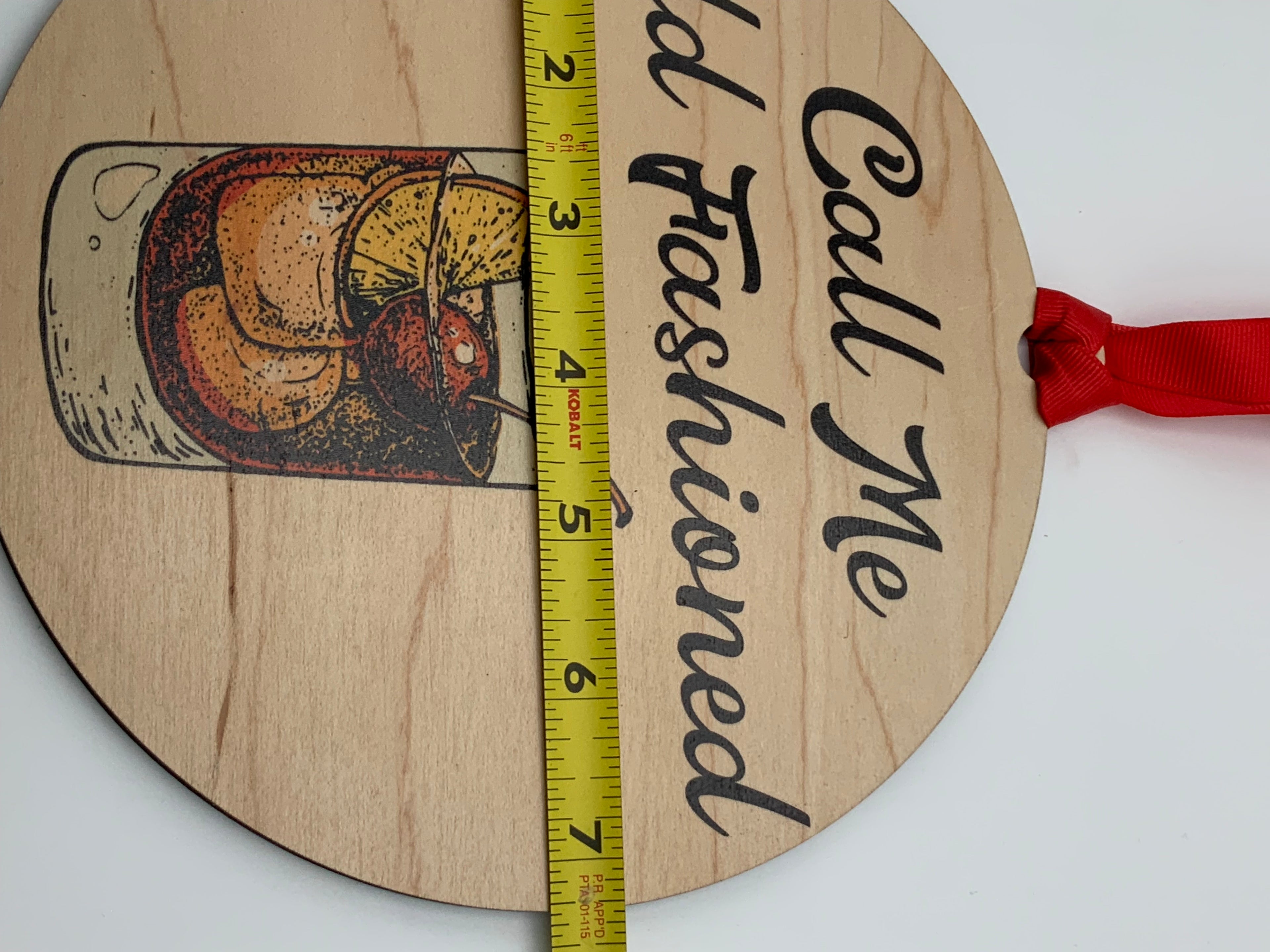 Call me Old Fashioned 7.25” wood wall hanger