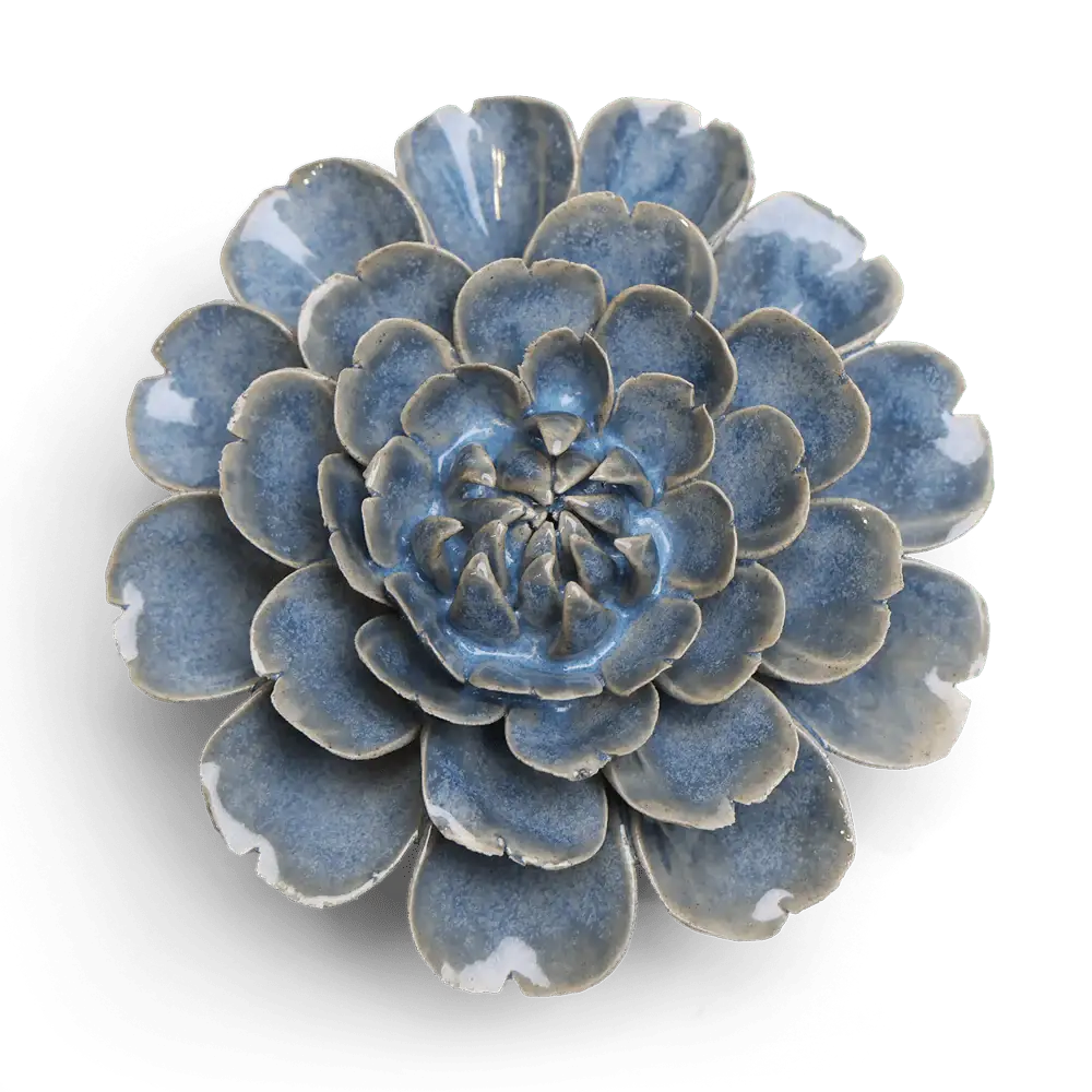 Fancy Blue Fiesta Marigold Table Top Decoration Boho