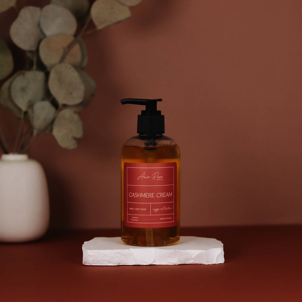 Cashmere Cream Hand + Body Liquid Soap - Cozy Collection