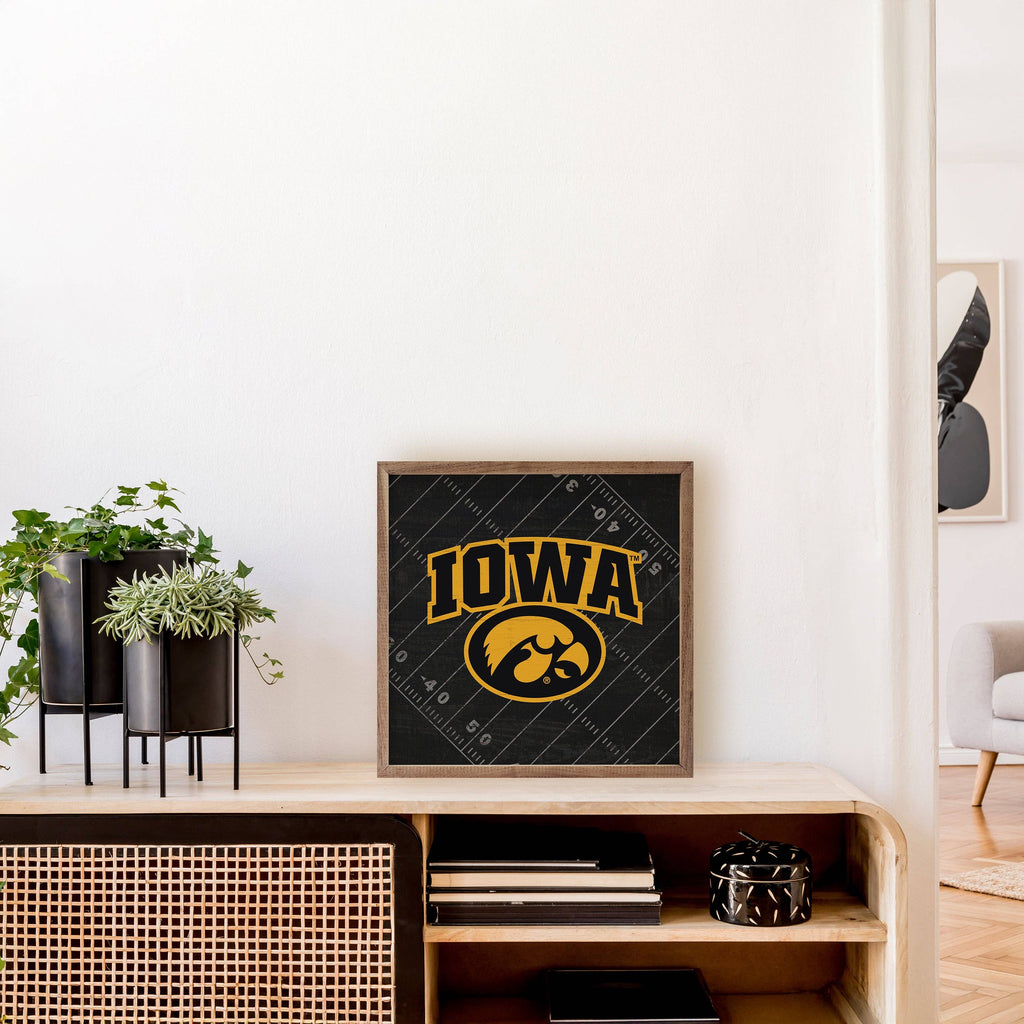 Black Football Field University Of Iowa