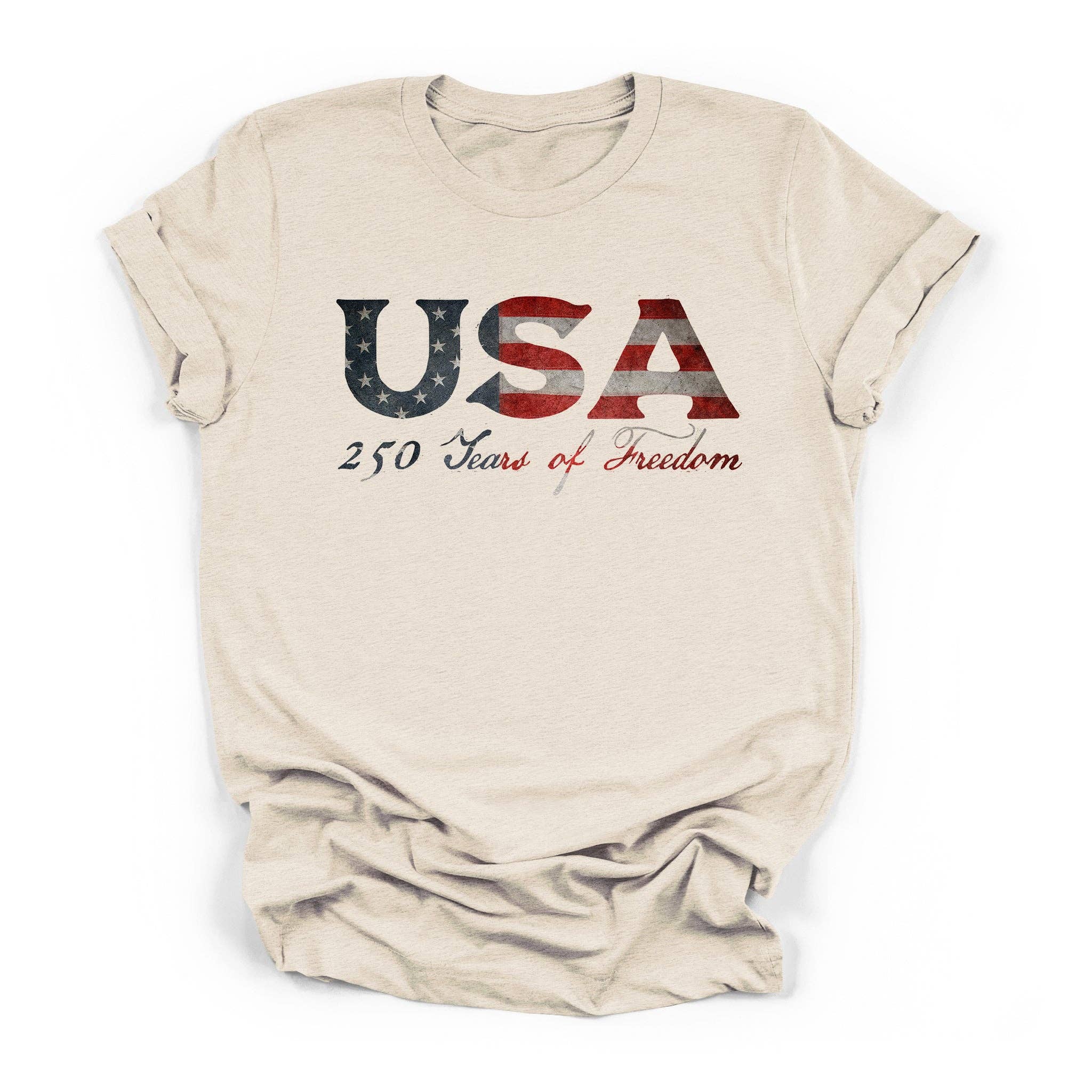 USA 250 Years Of Freedom Tee
