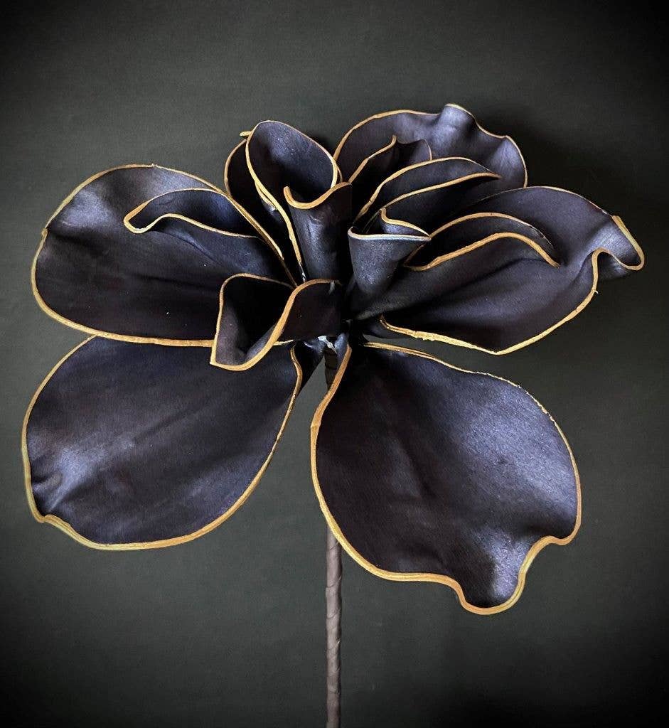 Navy/Gold Foam Flower 20x16"