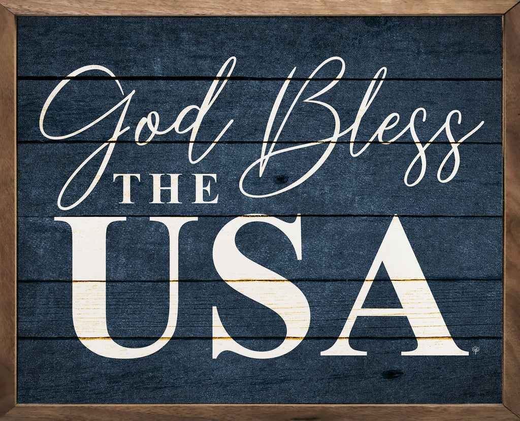 God Bless The USA Blue