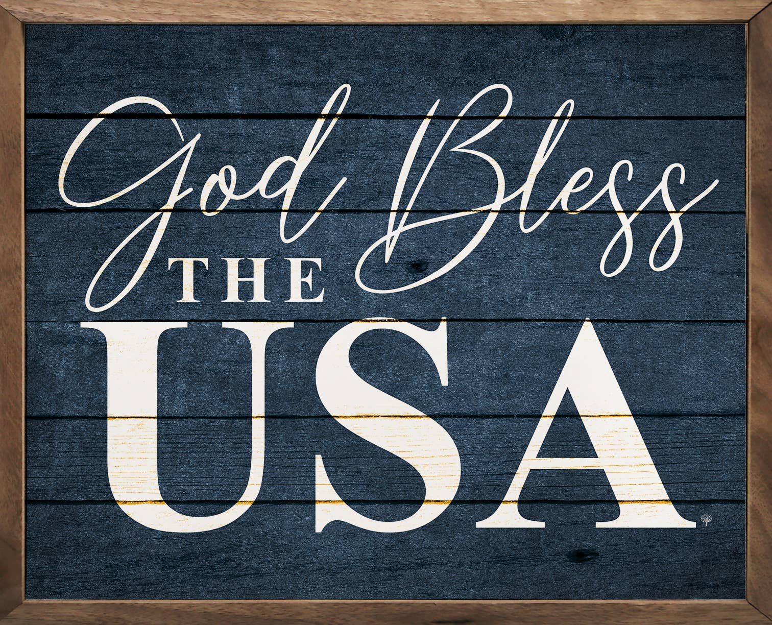 God Bless The USA Blue