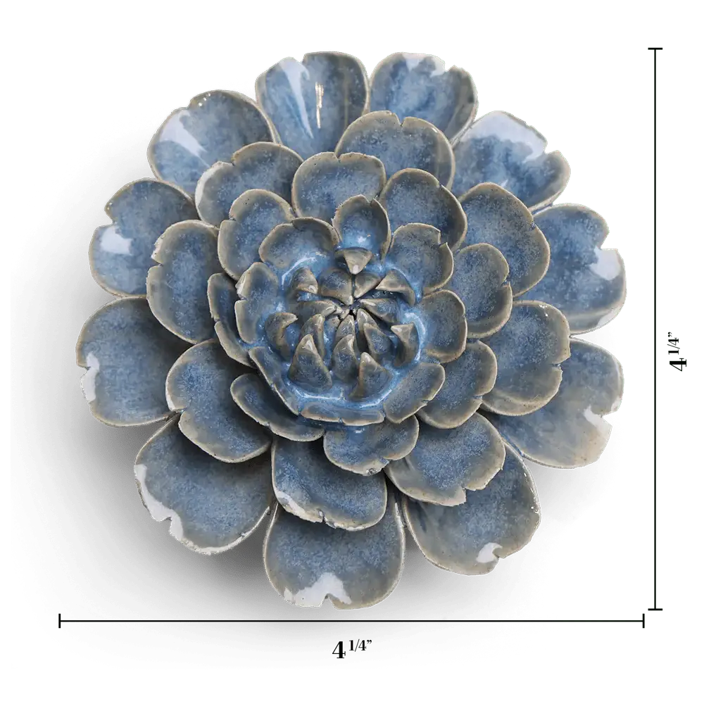 Fancy Blue Fiesta Marigold Table Top Decoration Boho