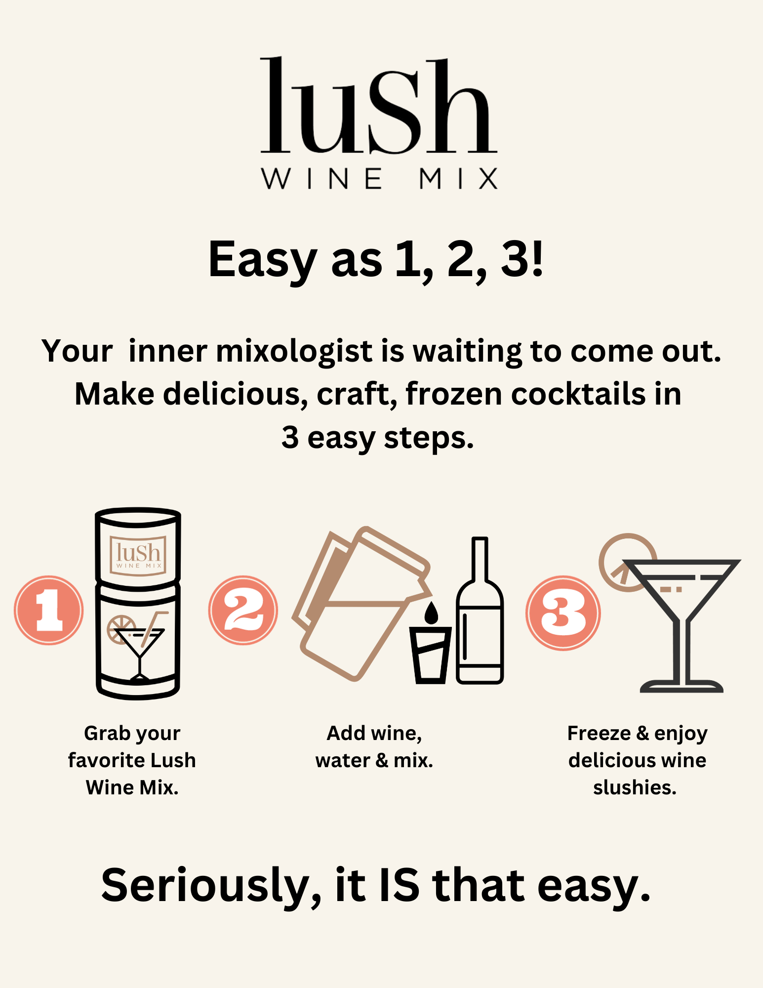 Sangria Wine Slushie - 8+Servings Organic Cocktails Mocktail