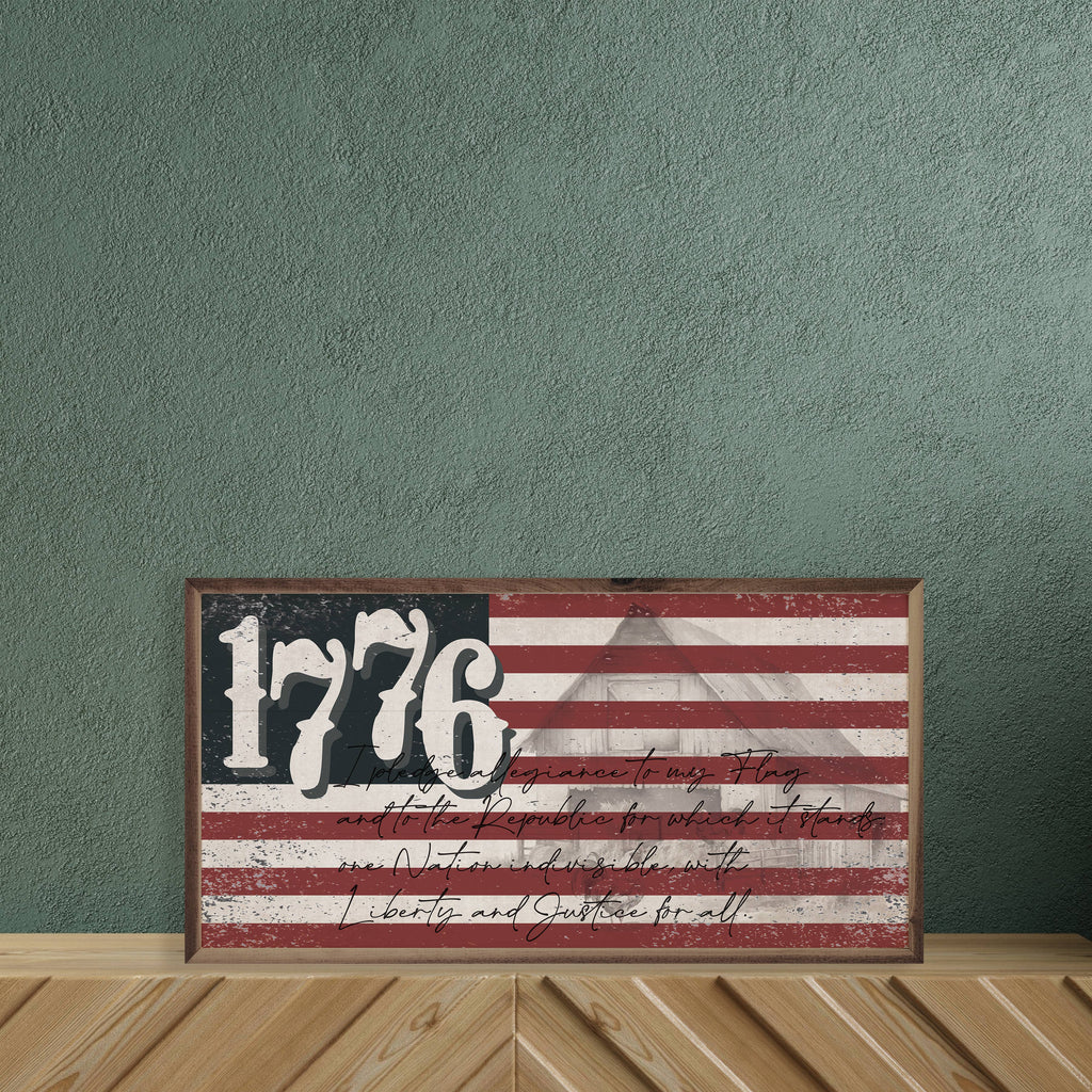 Distressed Flag 1776