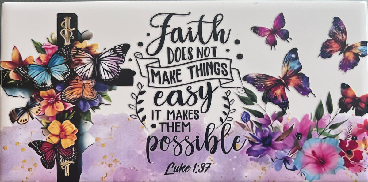 Ceramic plaque- Faith - The Makers Barn
