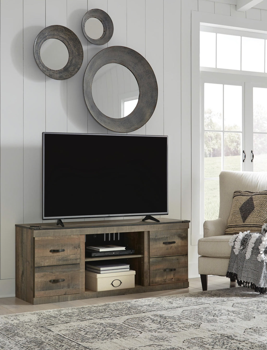 Ashley Trinell 2 door 60” TV stand