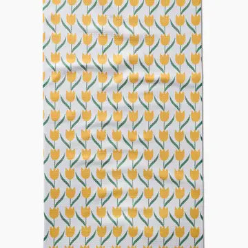 Tulip Flowers Tea Towel