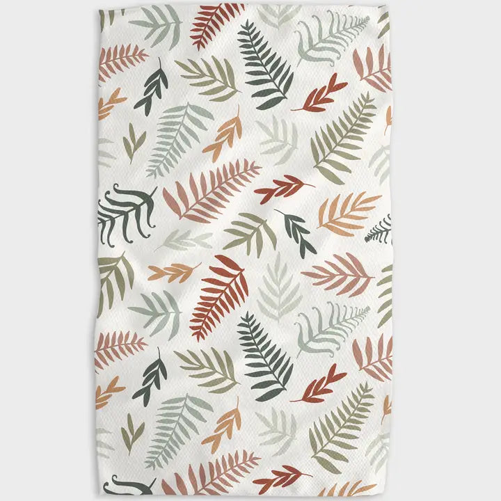 Forest Floor Ferns Kitchen Tea Towel
