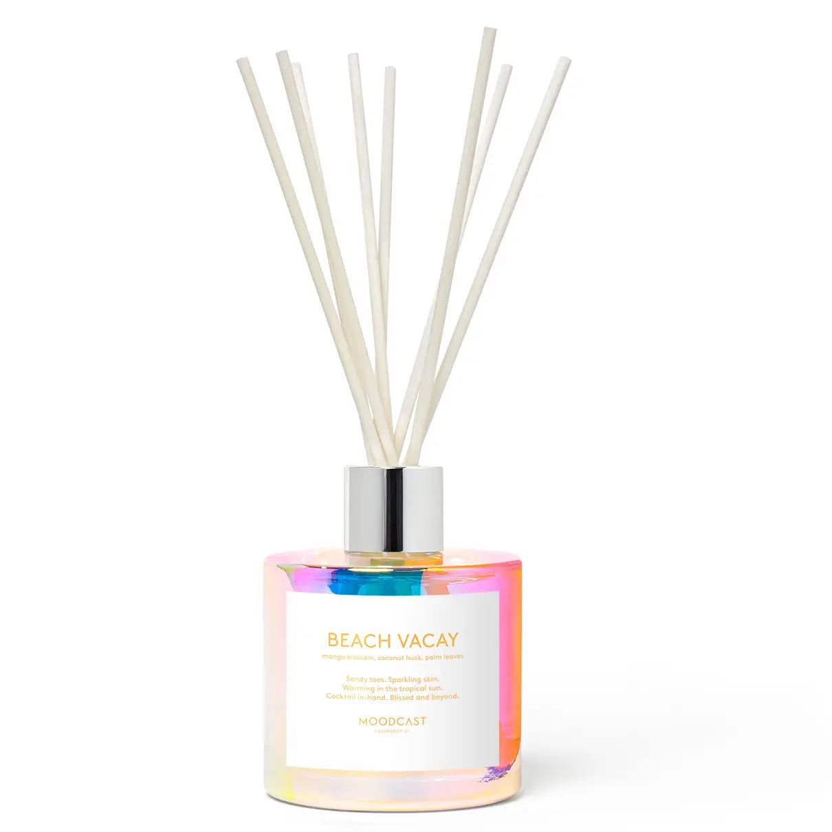 Reed Diffuser - Vibes - Beach Vacay - 3.4 oz Glass Jar