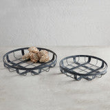 Round Metal Basket Sm