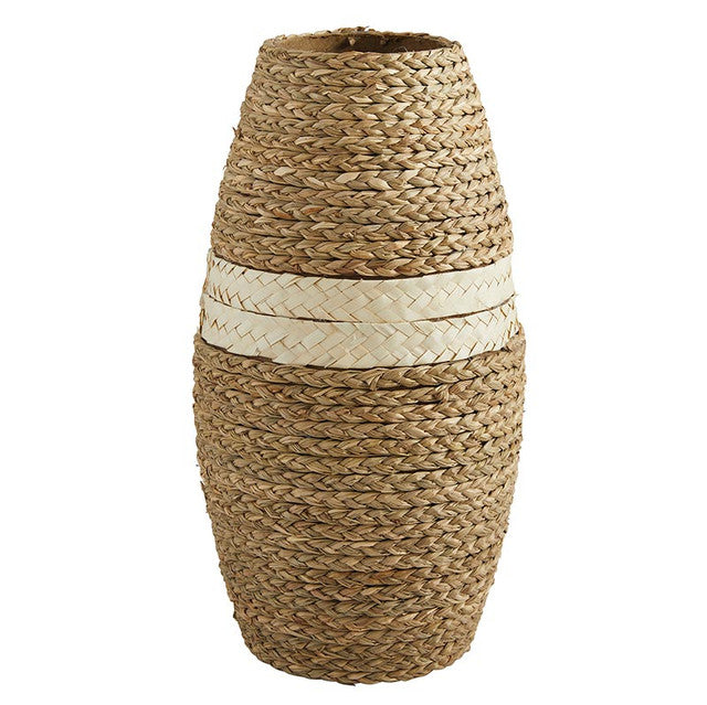 Seagrass Lined Wire Planter