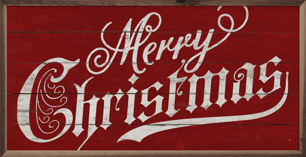Merry Christmas Ornate