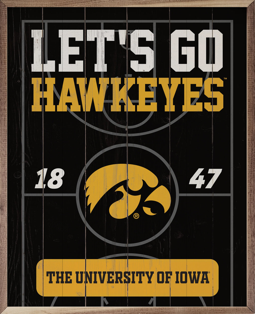 Let's Go University Of Iowa Hawkeyes