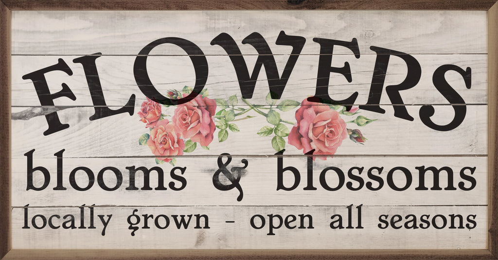 Flowers Blooms And Blossoms Whitewash