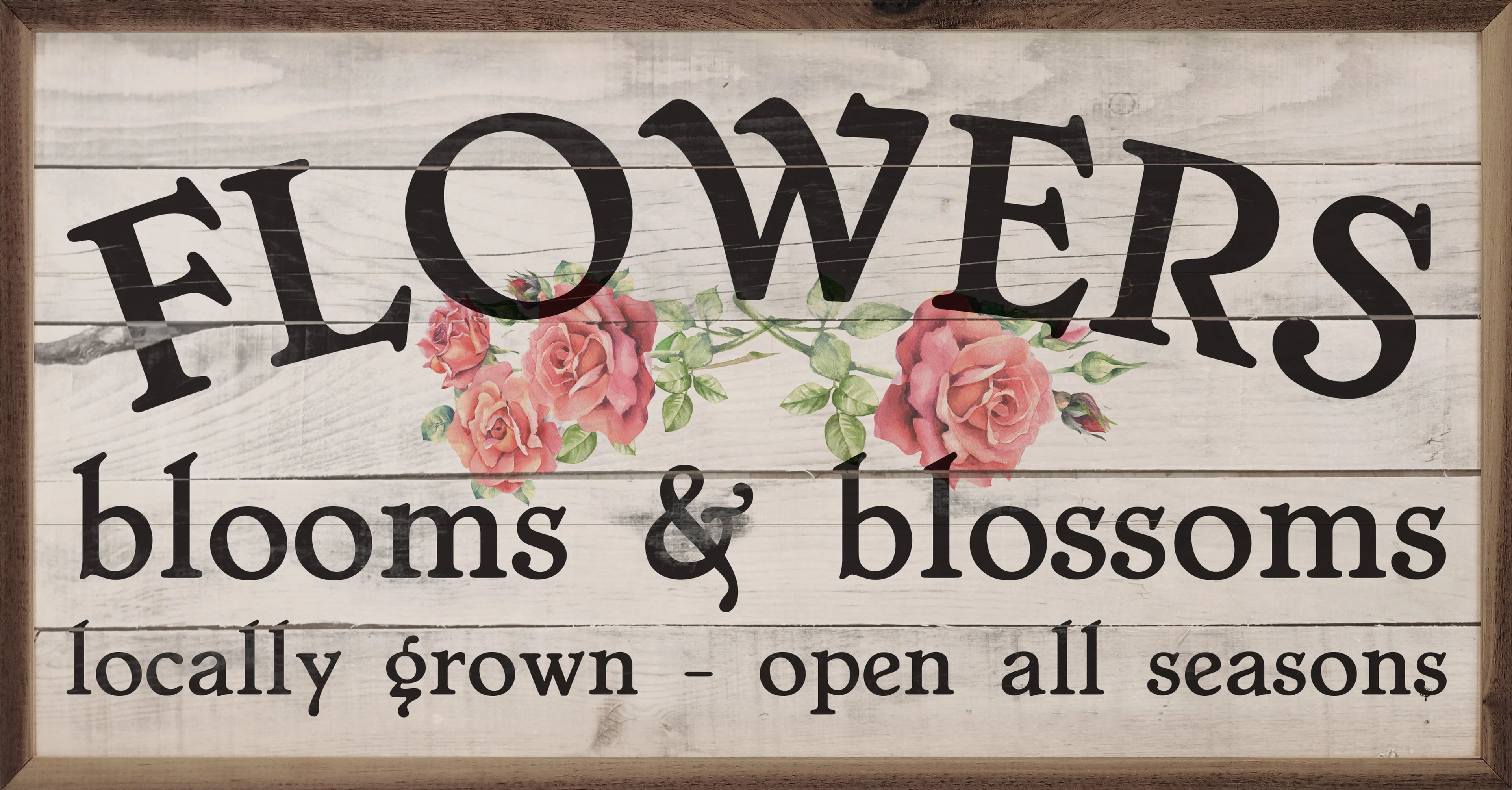 Flowers Blooms And Blossoms Whitewash