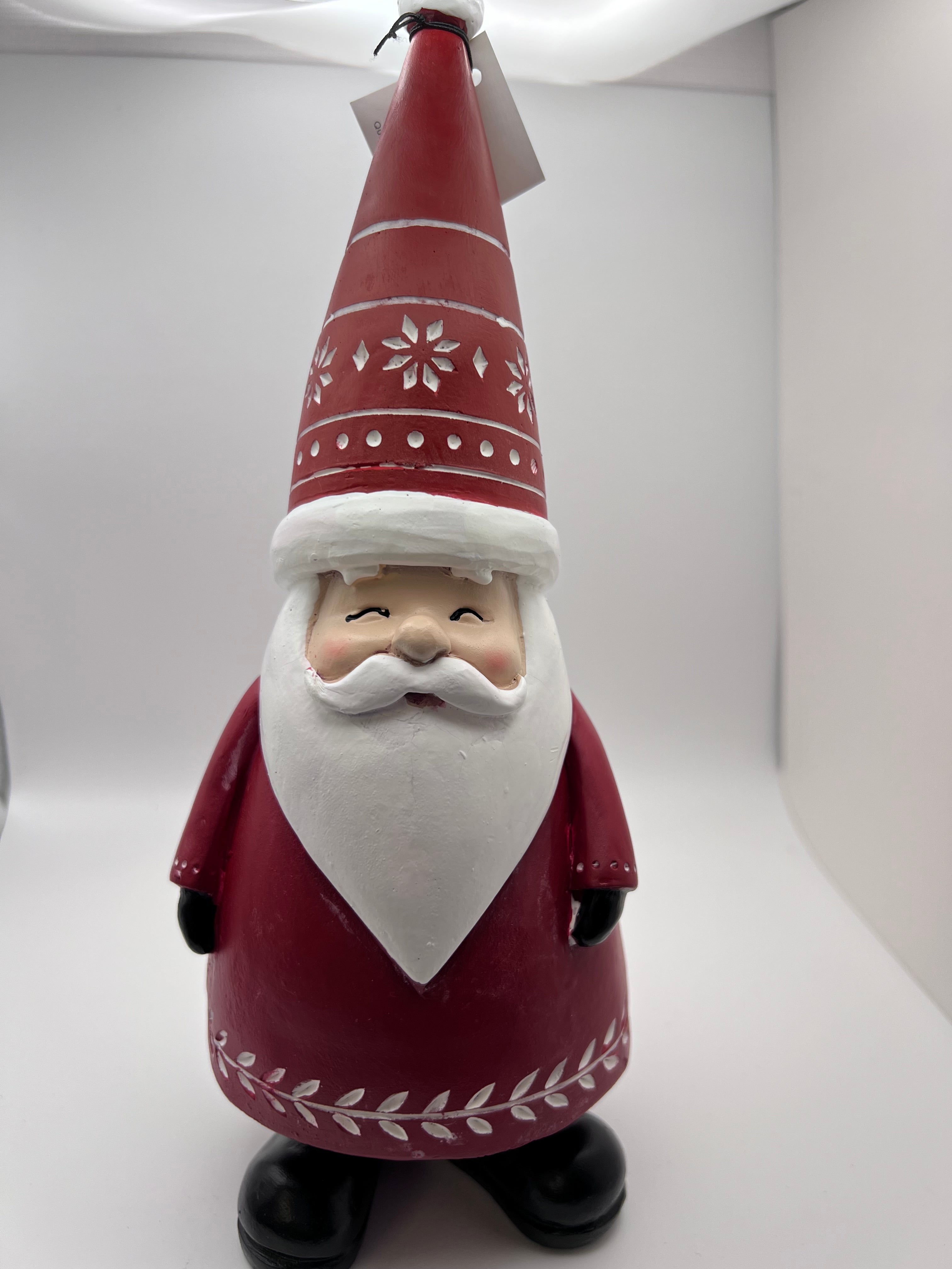Set of 3 Nordic Santa Christmas Tabletop Figurines 12.25”