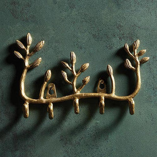 Tree Branch Golden Hooks