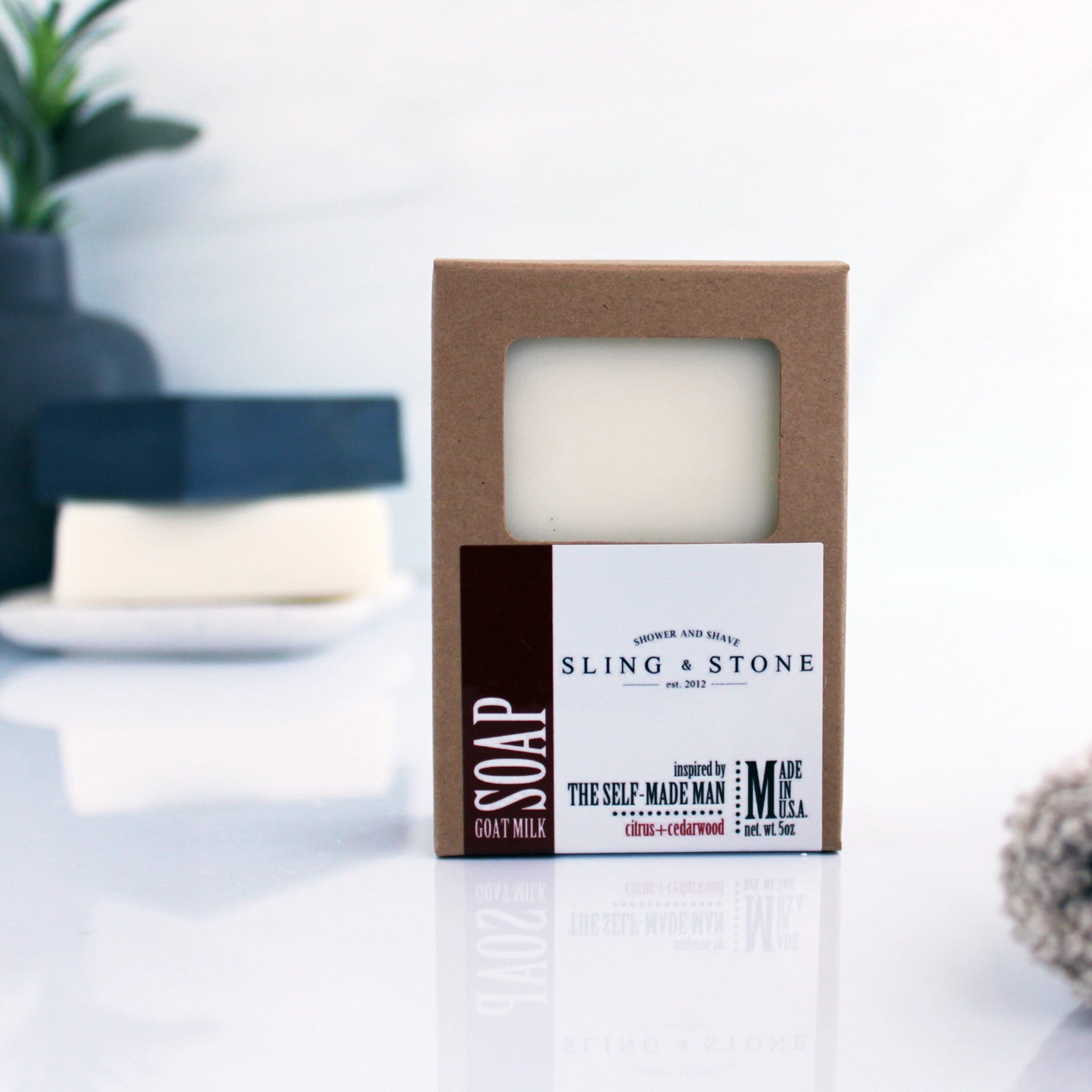 Sling & Stone The Self-Made Man Milk Bar Soap (citrus + cedar wood)