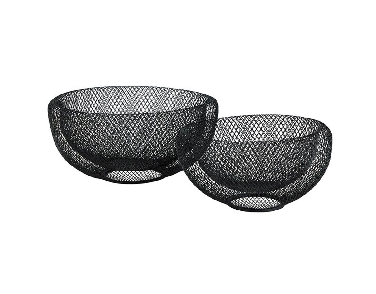 Metal Mesh Bowl S/2
