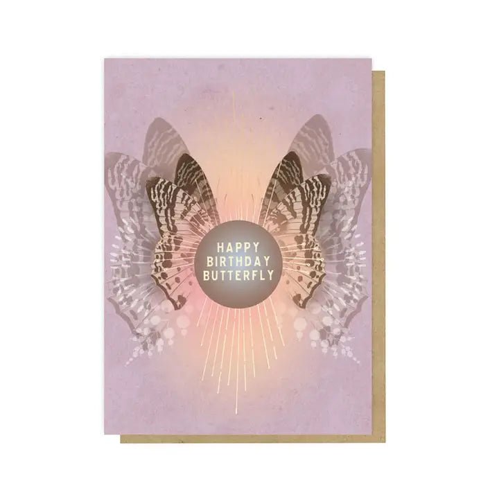 Greeting Card, Happy Birthday Butterfly