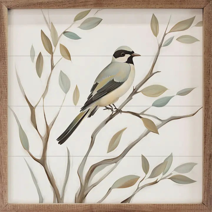 Solo Bird On Branch