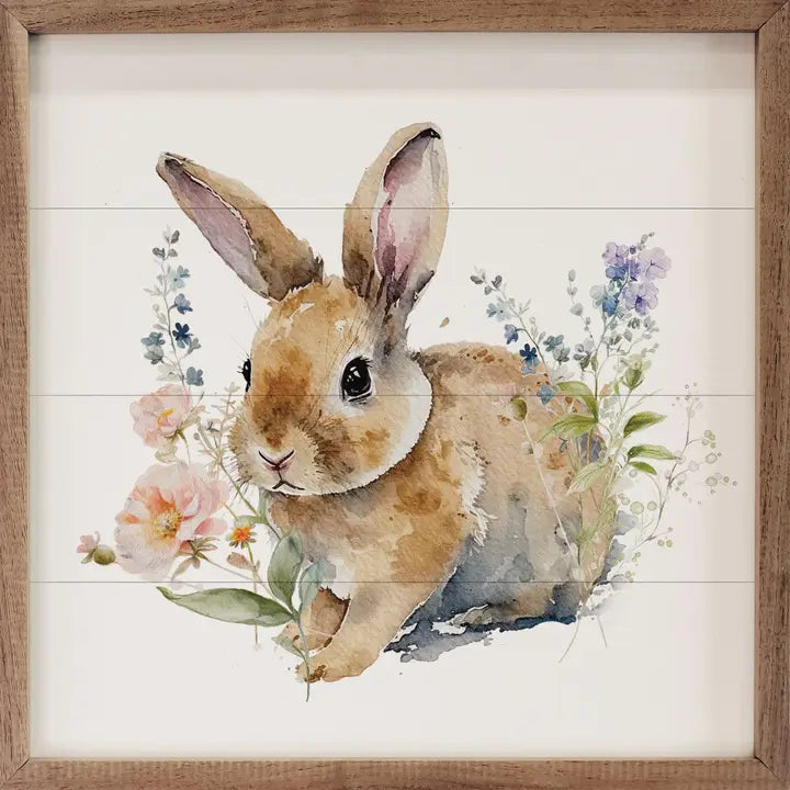 Spring Garden Bunny Floral