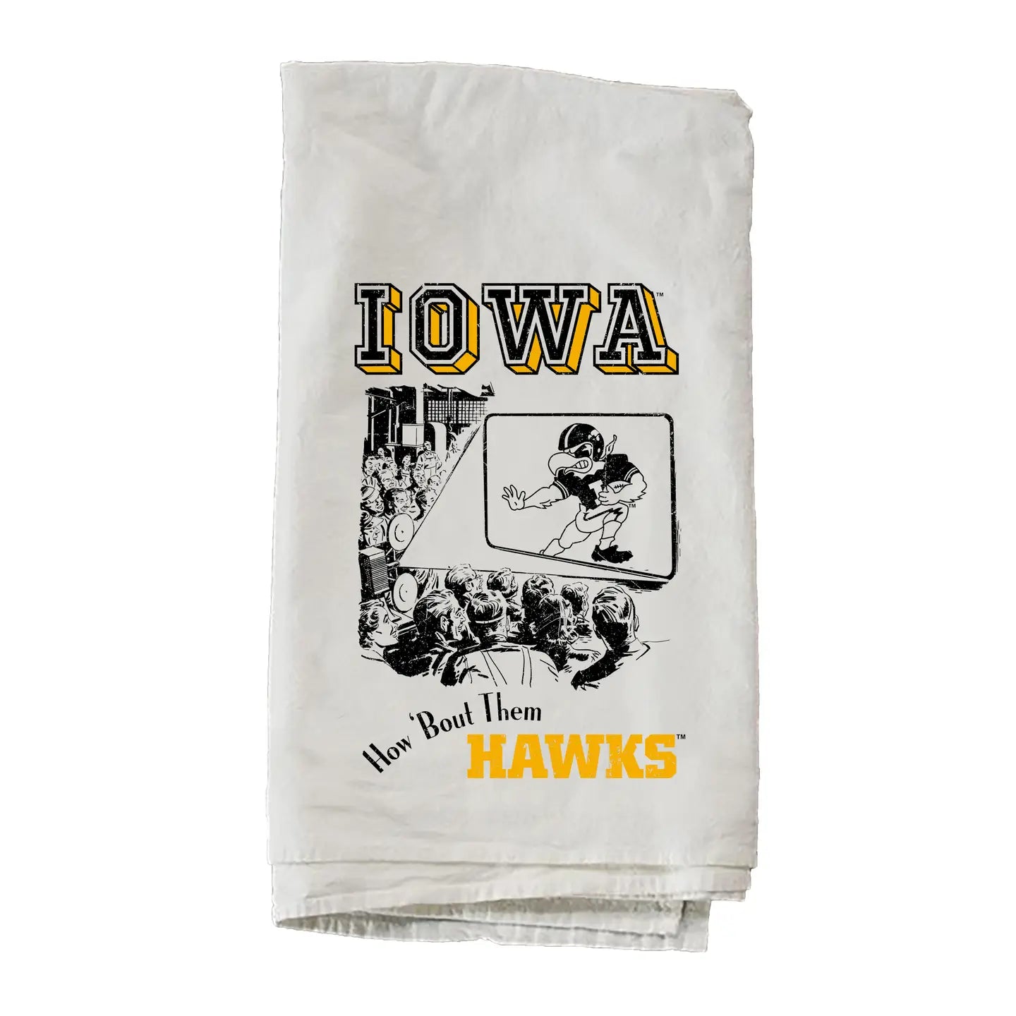 How 'Bout Them Hawks University Of Iowa Towel
