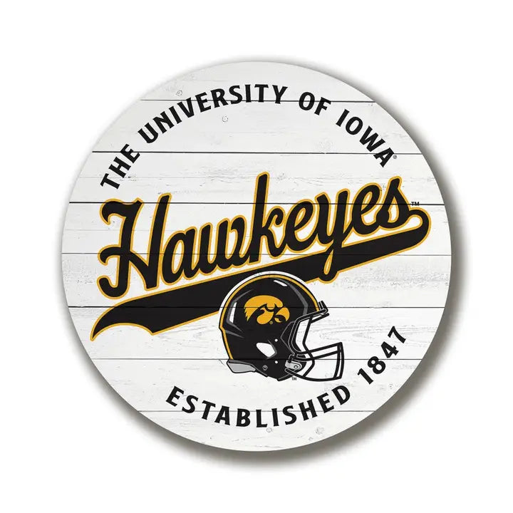 Established University Of Iowa Hawkeyes Circle