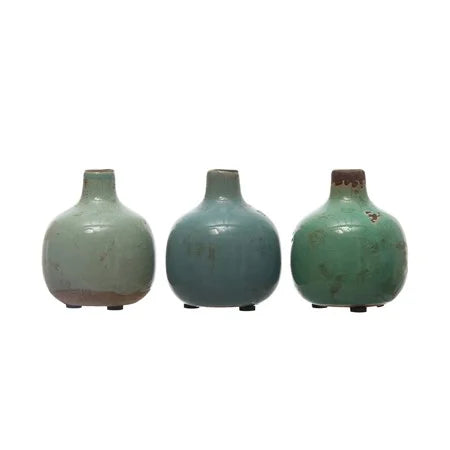 Terra-cotta Vase, Distressed Finish