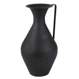 Black Metal Pot W/ Handle