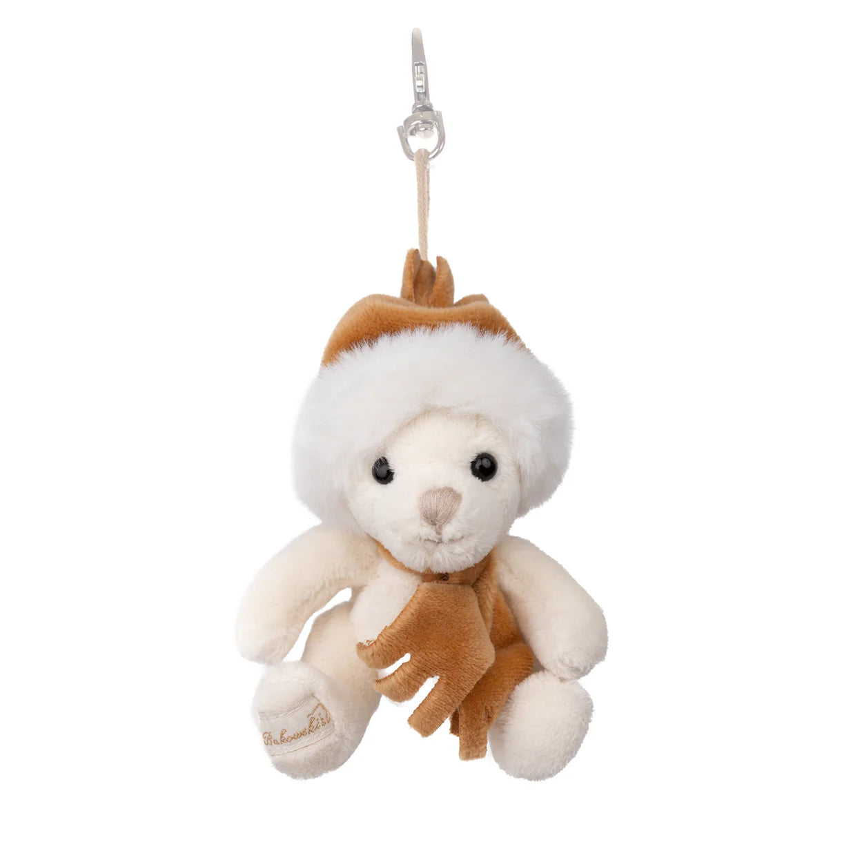 Bukowski Bears - Eugene Bag Charm (White)