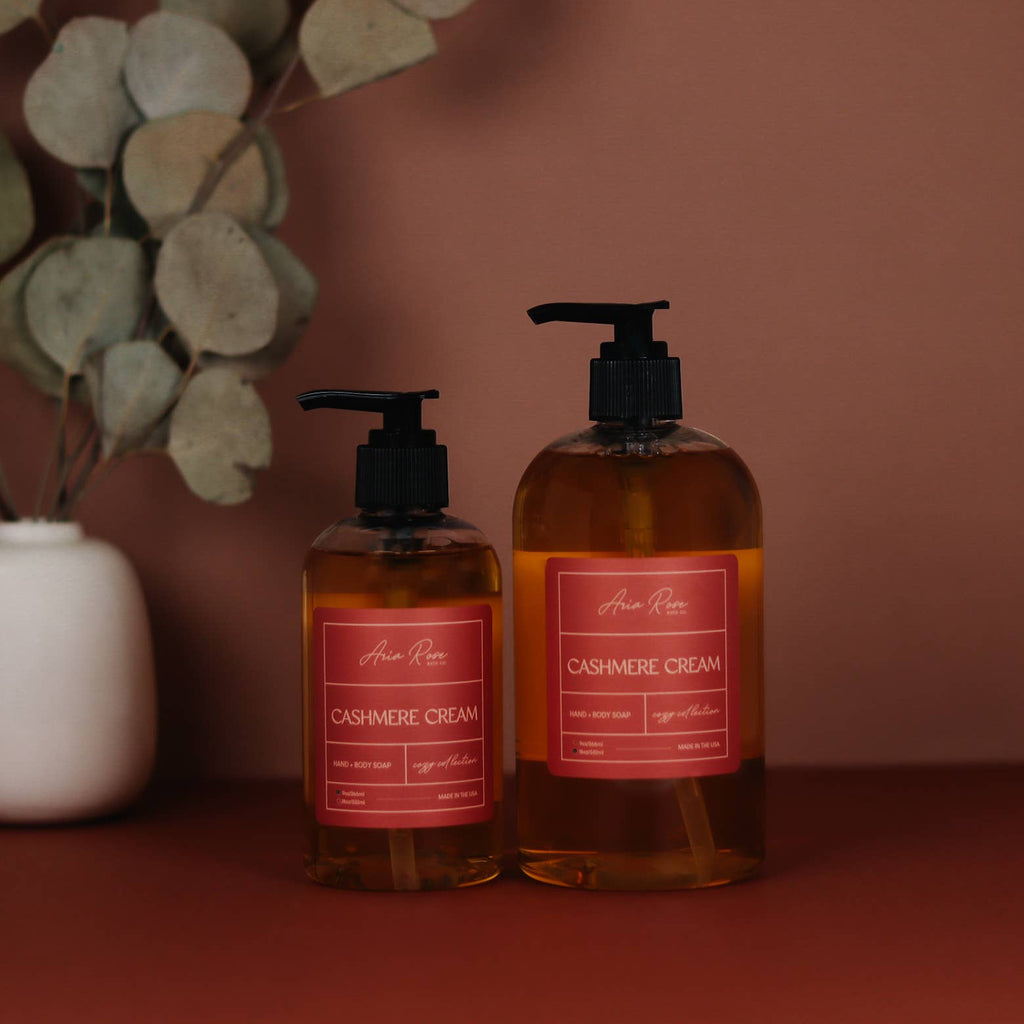 Cashmere Cream Hand + Body Liquid Soap - Cozy Collection