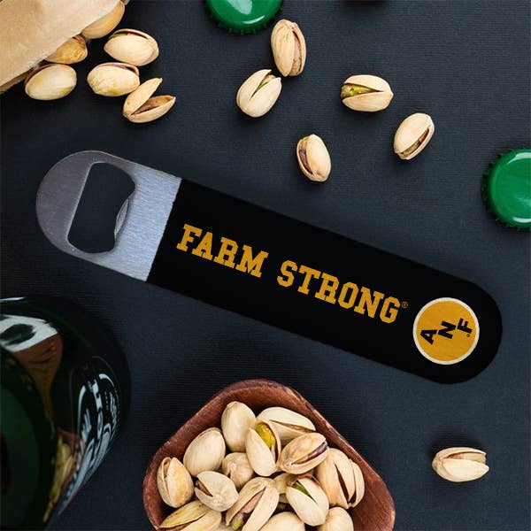 Farm Strong University Of Iowa Black Opener