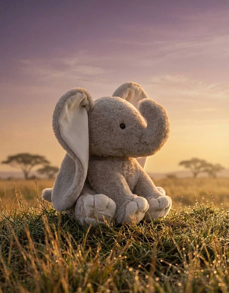 August - Plush Elephant