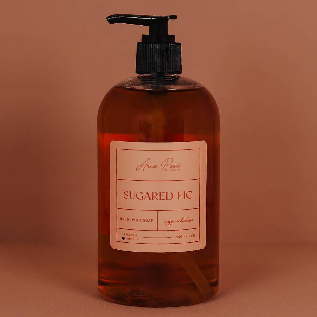 Sugared Fig Hand + Body Liquid Soap - Cozy Collection