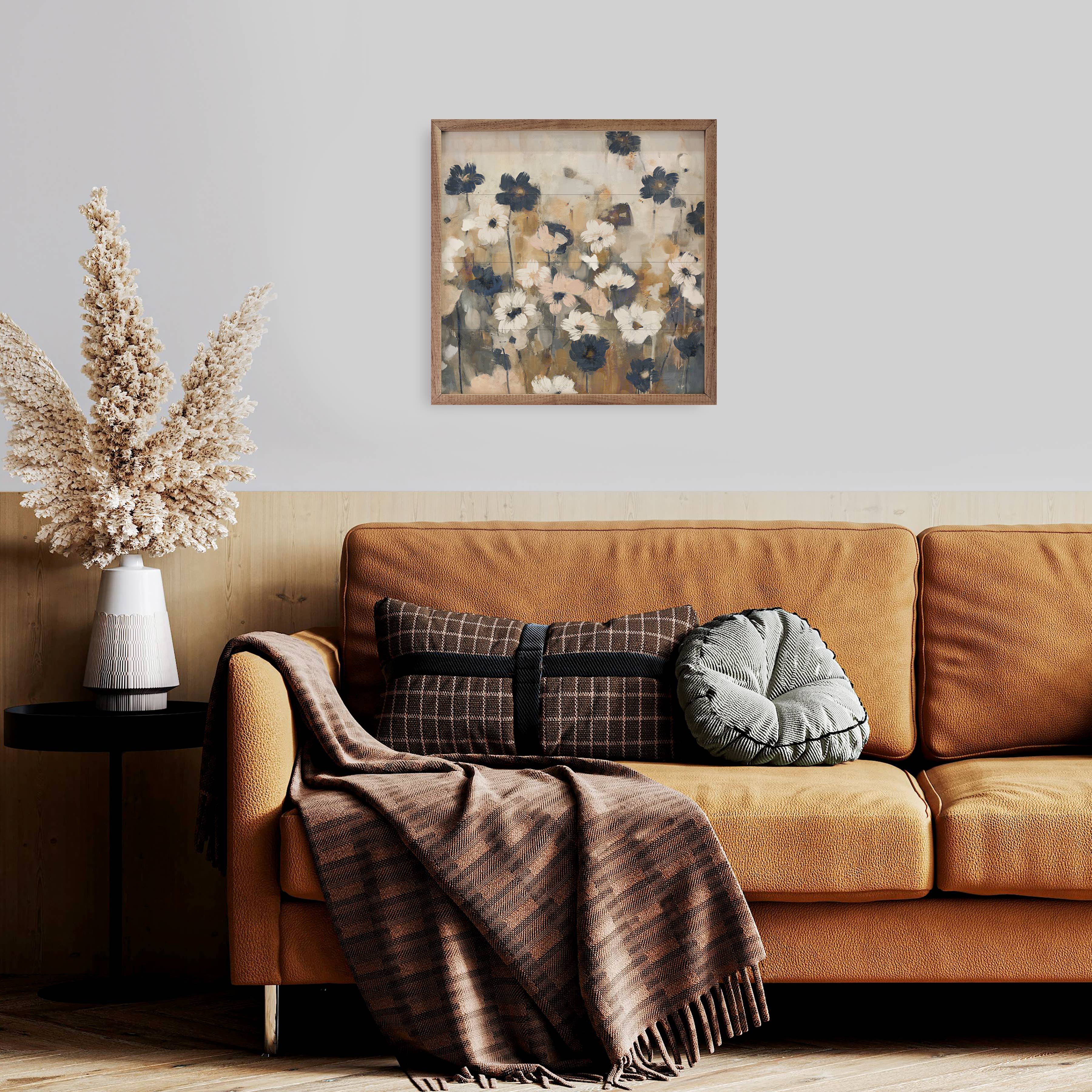 Abstracted Florals 2 Blue By Nina Blue