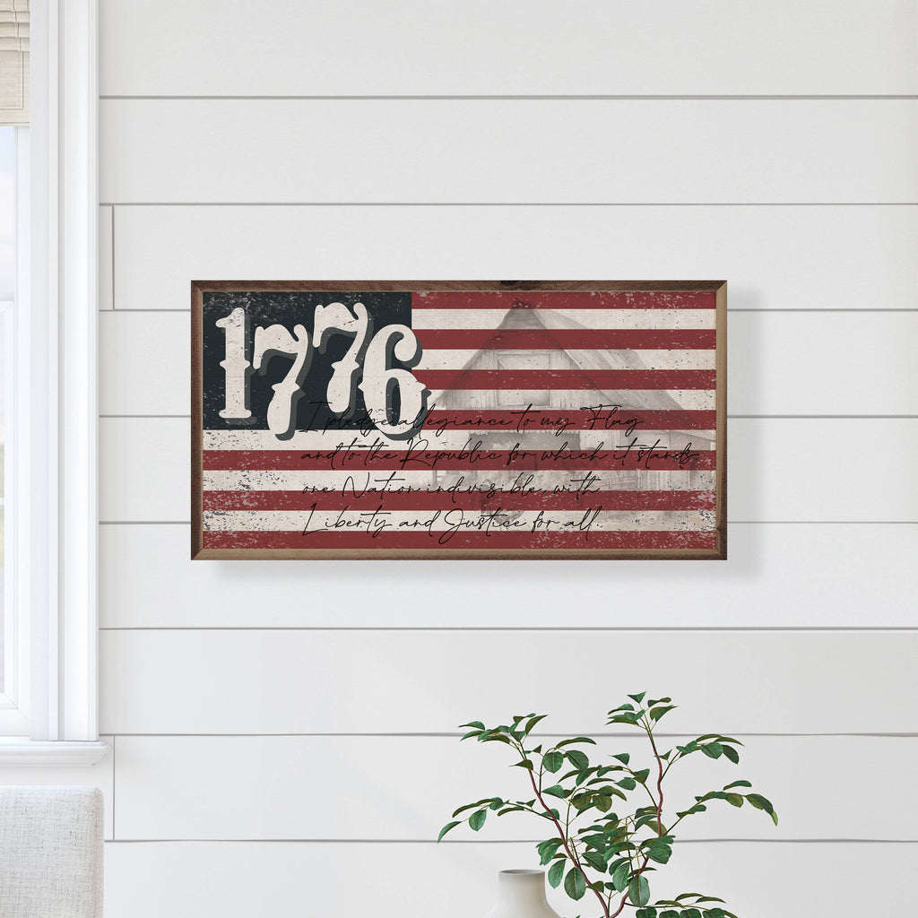 Distressed Flag 1776