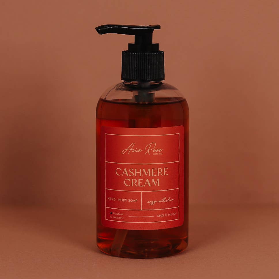 Cashmere Cream Hand + Body Liquid Soap - Cozy Collection