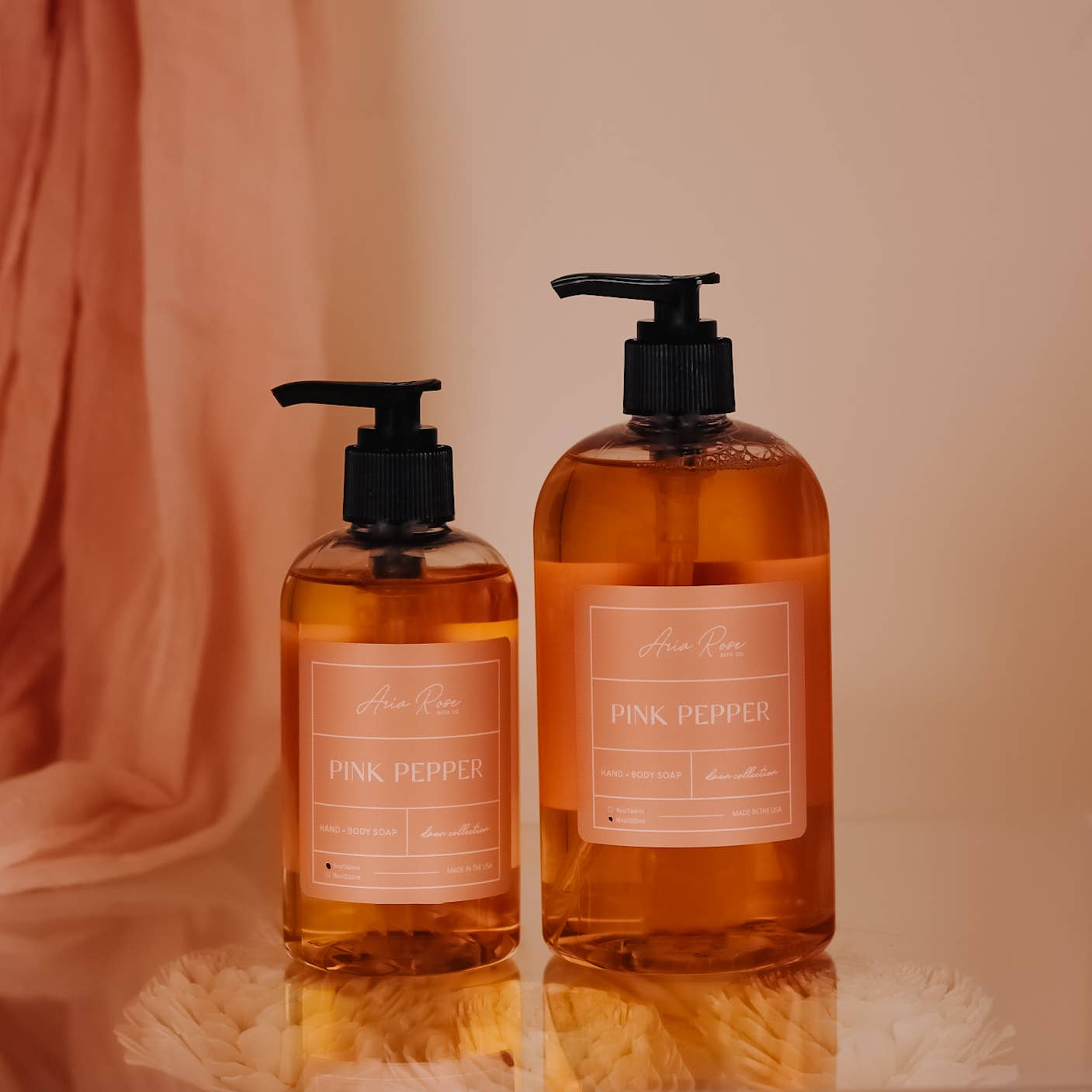 Pink Pepper Hand + Body Liquid Soap - Dawn Collection