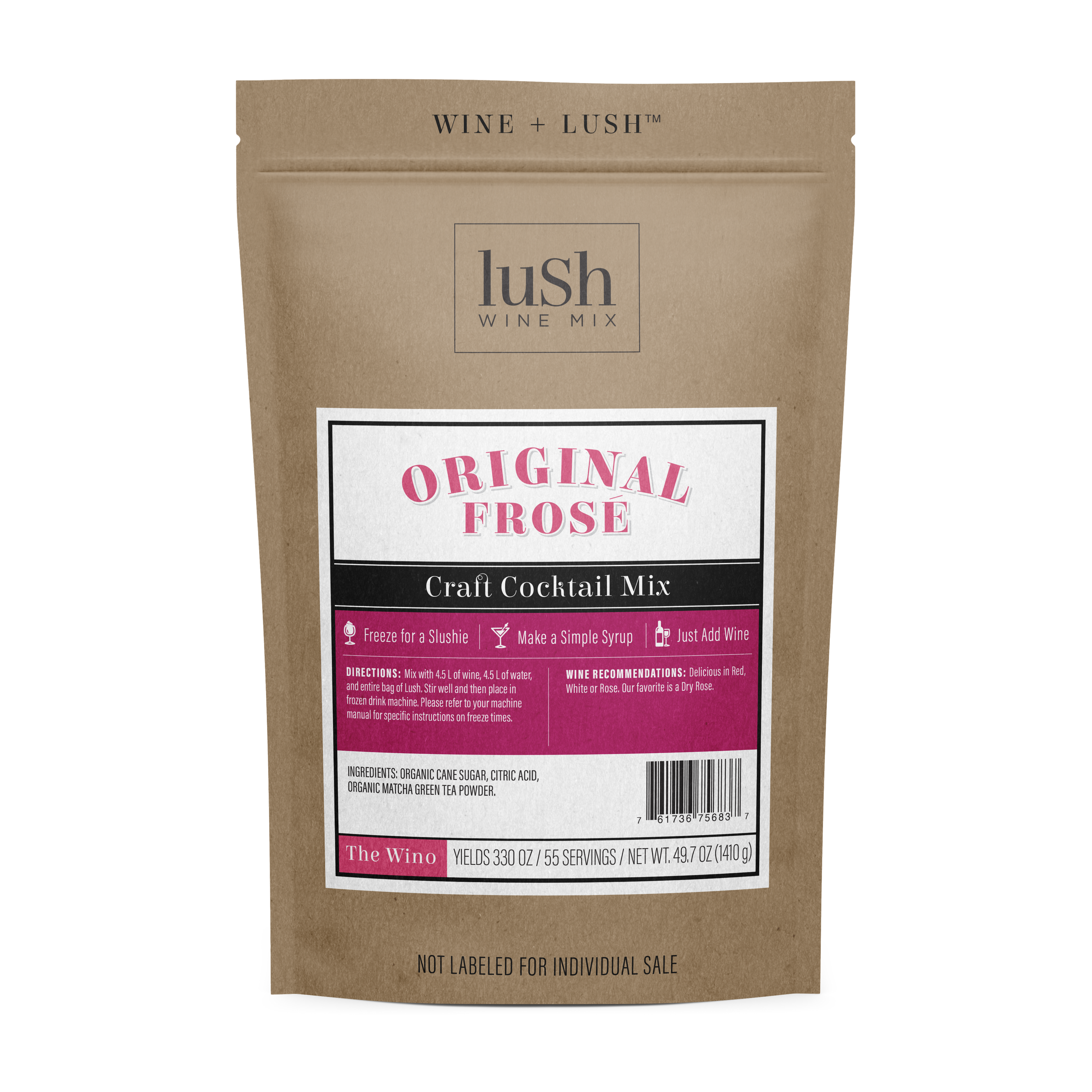 Ex-Large Bulk Wine Slushie Mix Frozen Cocktails 330 oz.